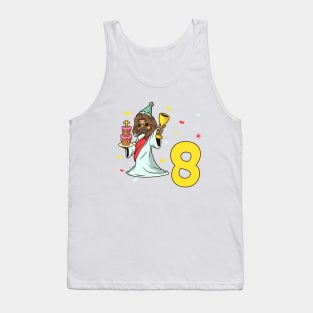 I am 8 with Jesus - kids birthday 8 years old Tank Top